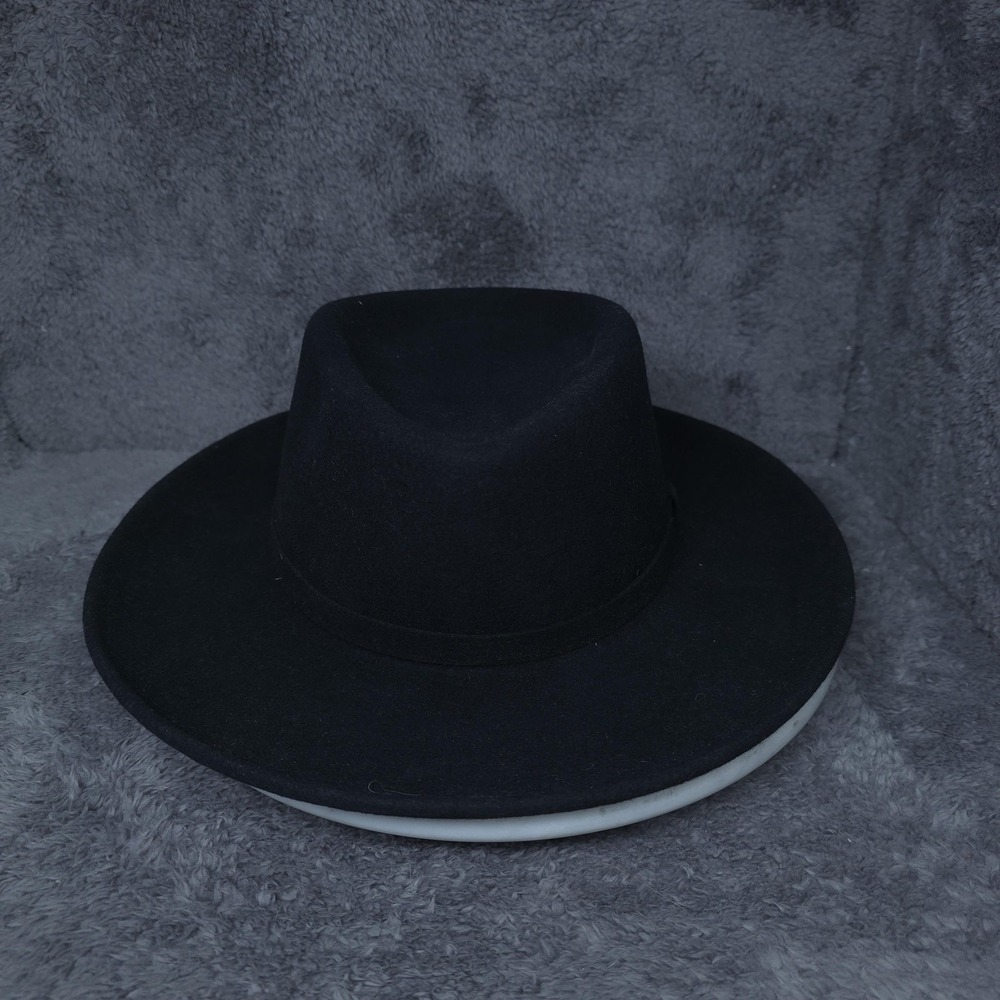 Golden Gate Hat Co. Hat Fedora Fitted Mens Medium Black Wool Felt USA Classic